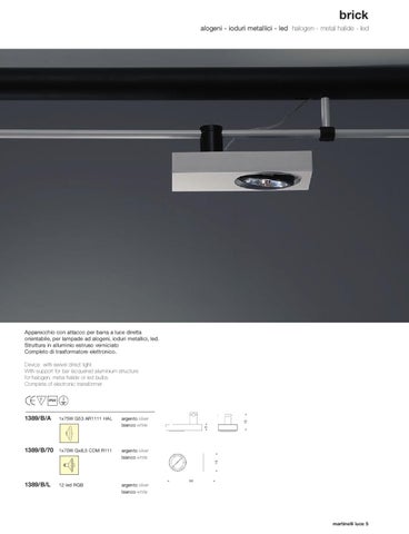 martinelli luce spa Brick 灯饰手册 - martinelli luce 第 5 页