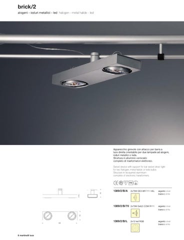 martinelli luce spa Brick 灯饰手册 - martinelli luce 第 8 页