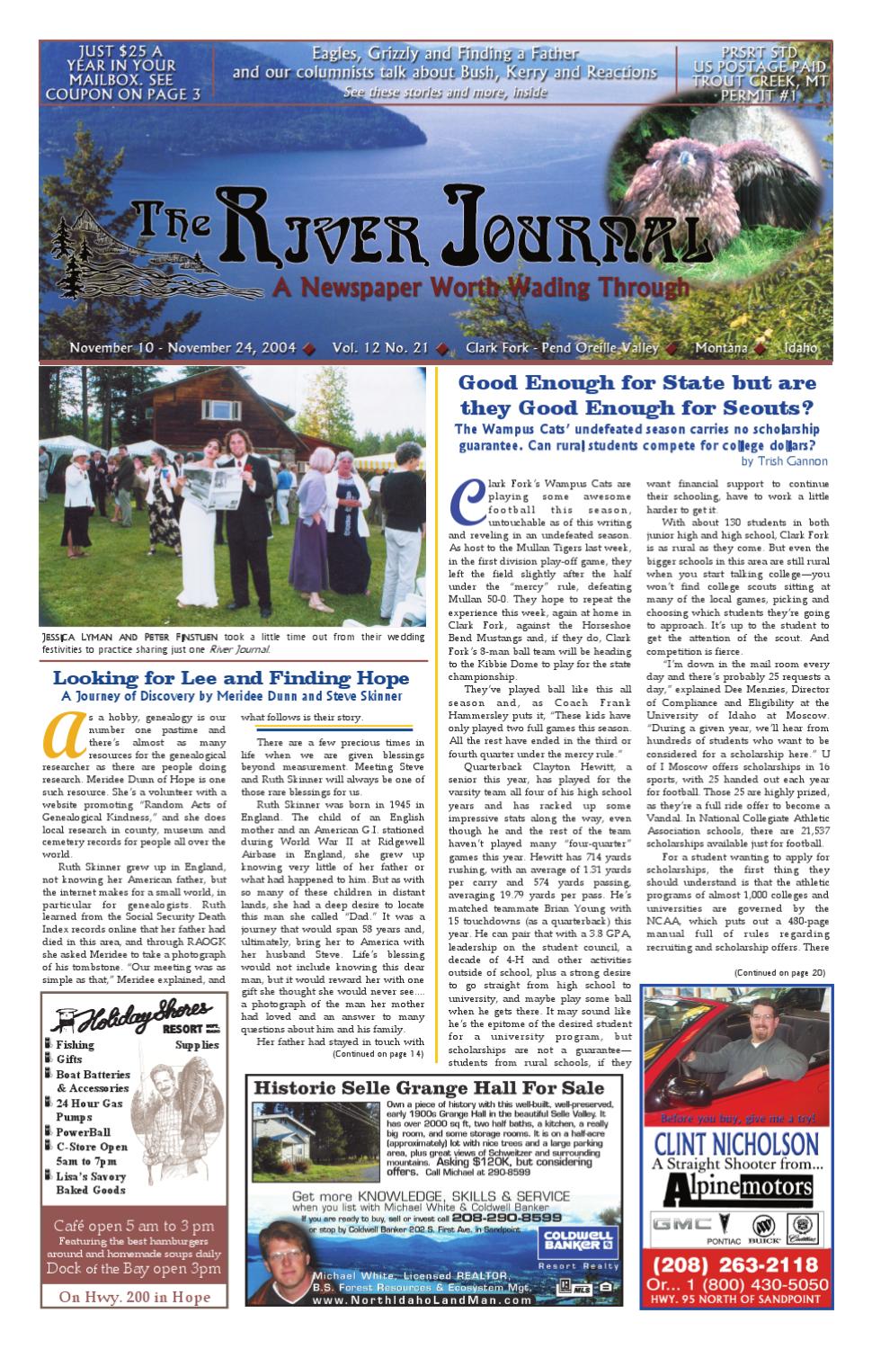 The River Journal, November 10, 2004 by The River Journal LLC Issuu