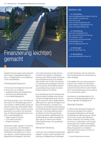 licht.forum 54 „Energieeffiziente Beleuchtung für Kommunen“ 第 12 页