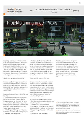 licht.forum 54 „Energieeffiziente Beleuchtung für Kommunen“ 第 13 页