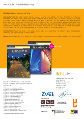 licht.forum 54 „Energieeffiziente Beleuchtung für Kommunen“ 第 16 页