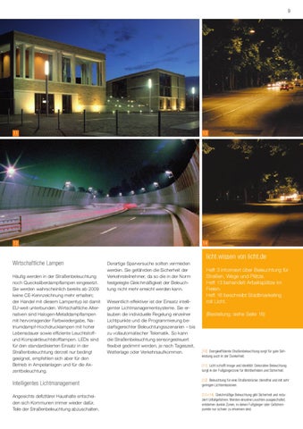 licht.forum 54 „Energieeffiziente Beleuchtung für Kommunen“ 第 9 页