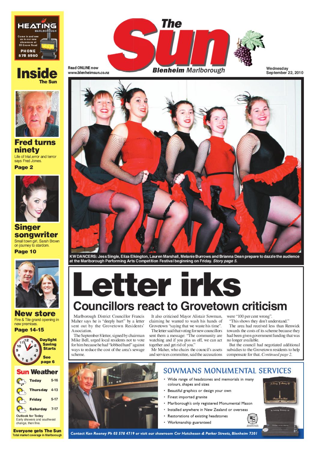 Sun newspaper Blenheim by The Blenheim Sun Issuu