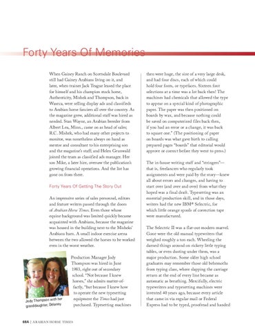 Arabian Horse Times September 2010 A by Arabian Horse Times - Issuu