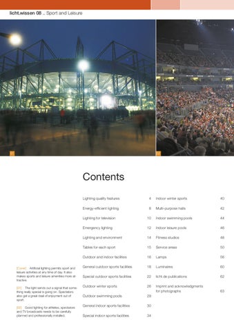licht.wissen 编号 08 "Sport and Leisure" 第 2 页
