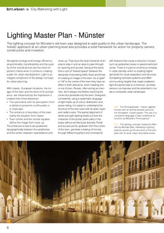 licht.wissen 编号 16 "City Marketing with 灯饰 " 第 8 页