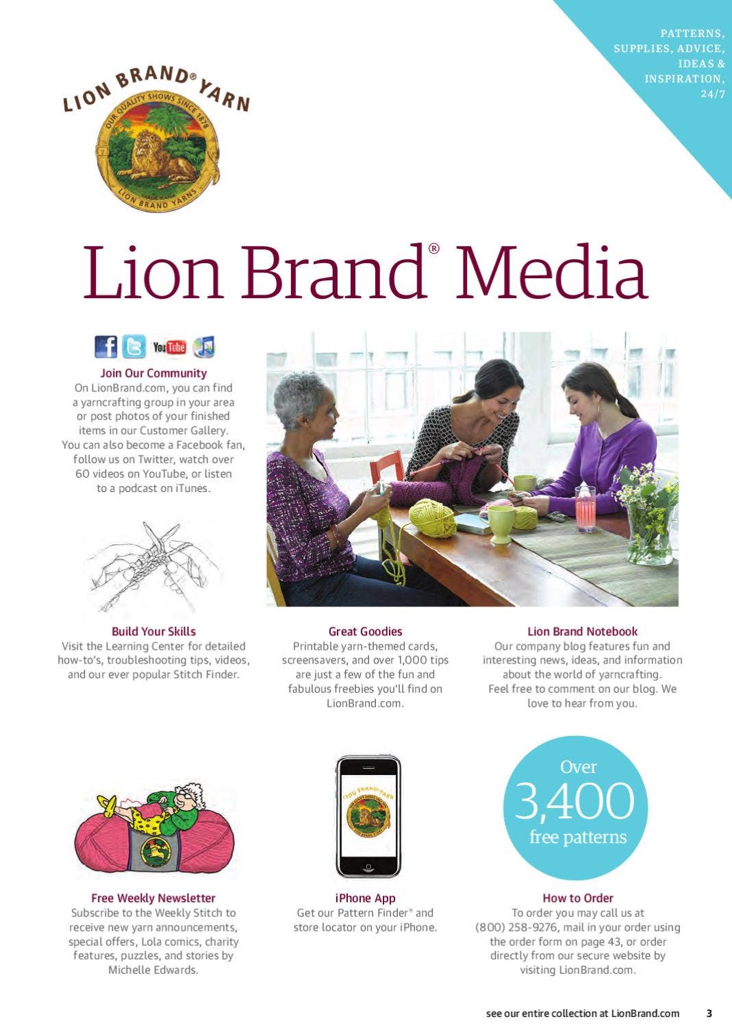 20102011 Lion Brand Catalog by Lion Brand Yarn Issuu