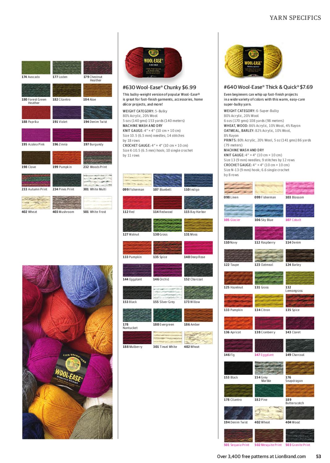 20102011 Lion Brand Catalog by Lion Brand Yarn Issuu