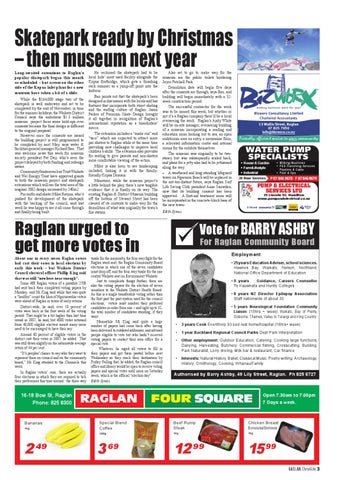raglan chronicle by raglan chronicle issuu barry ashby flyers