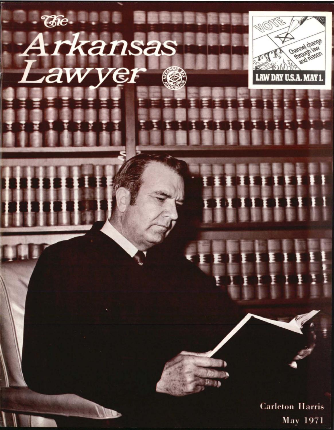 MAY 1971 by Arkansas Bar Association Issuu