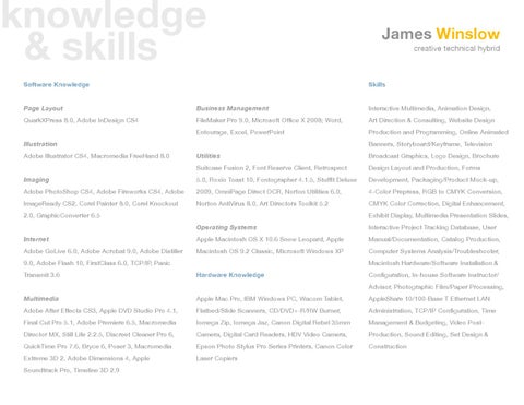 Winslow Portfolio | October 2010 第 3 页
