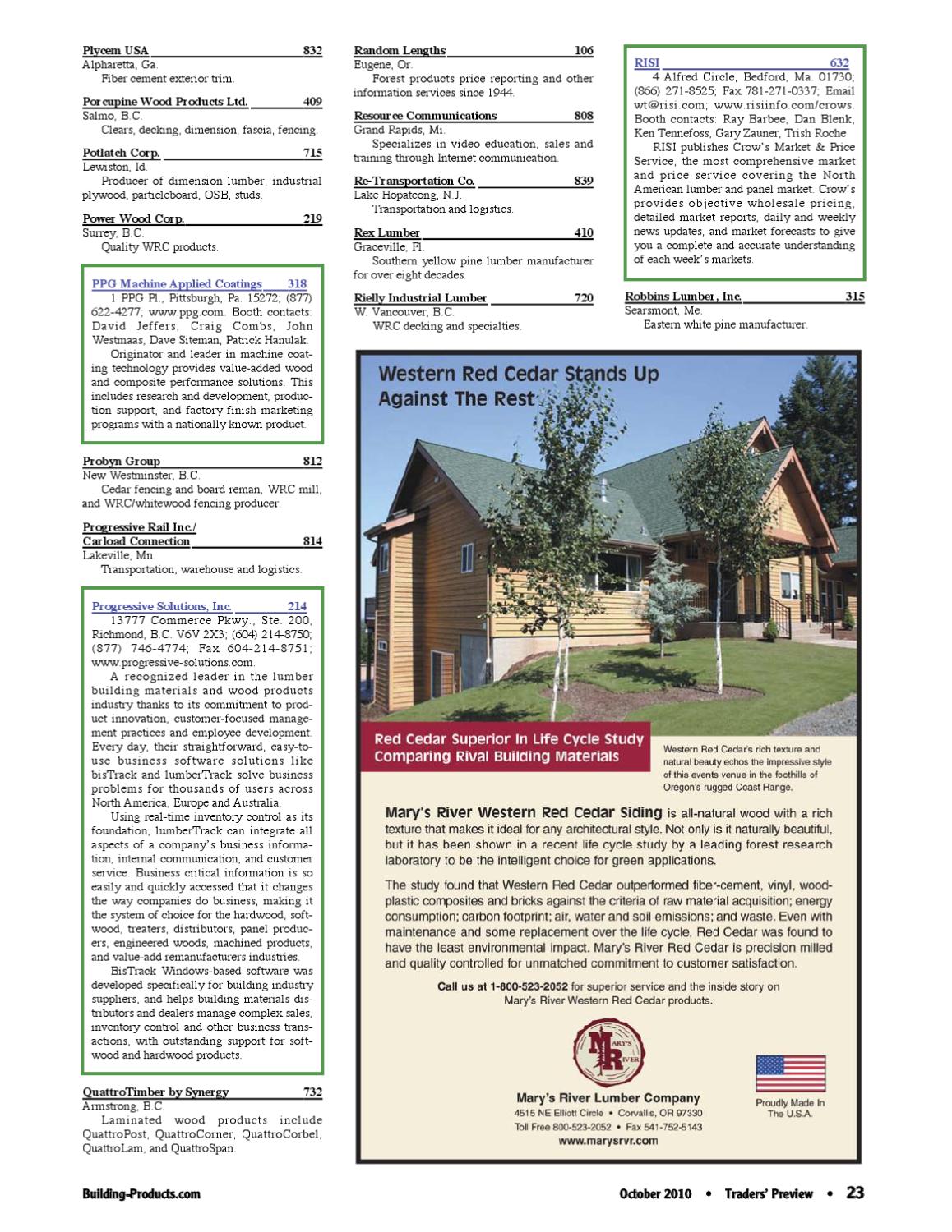 Building Products Digest October 2010 by 526 Media Group Issuu