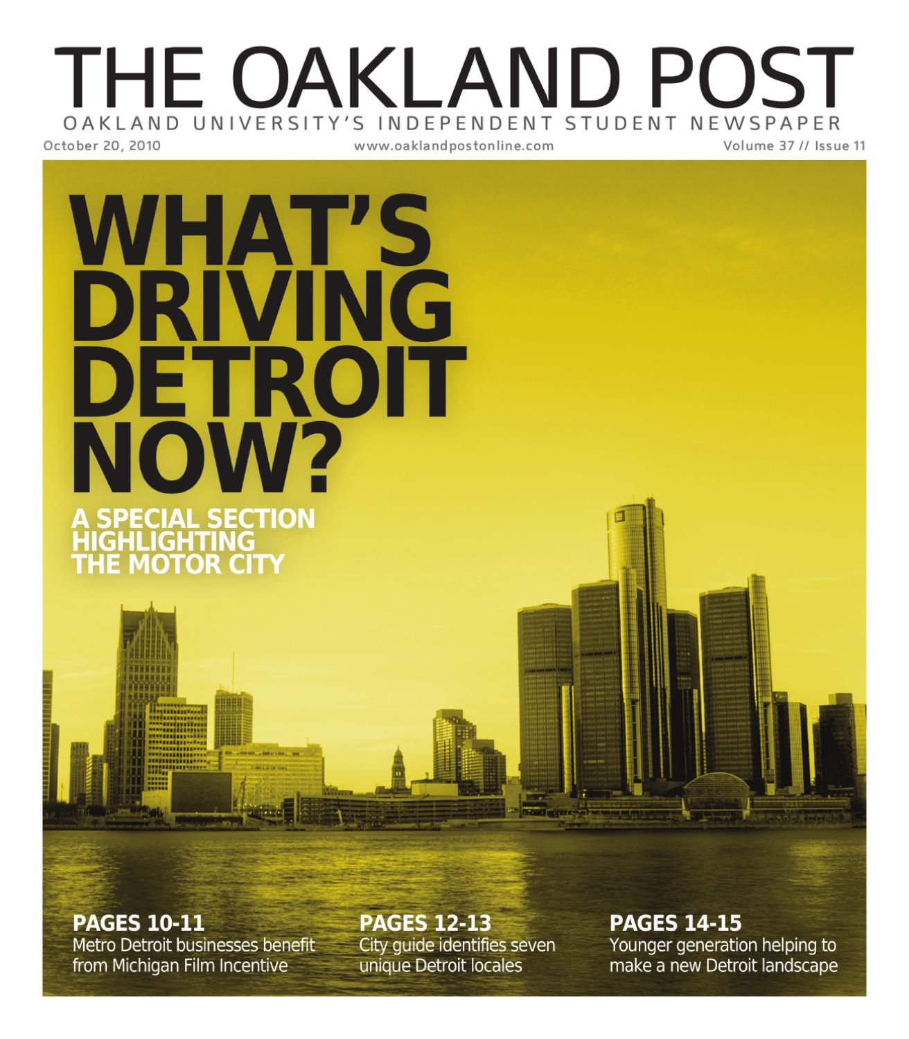 The Oakland Post 102010 by The Oakland Post Issuu