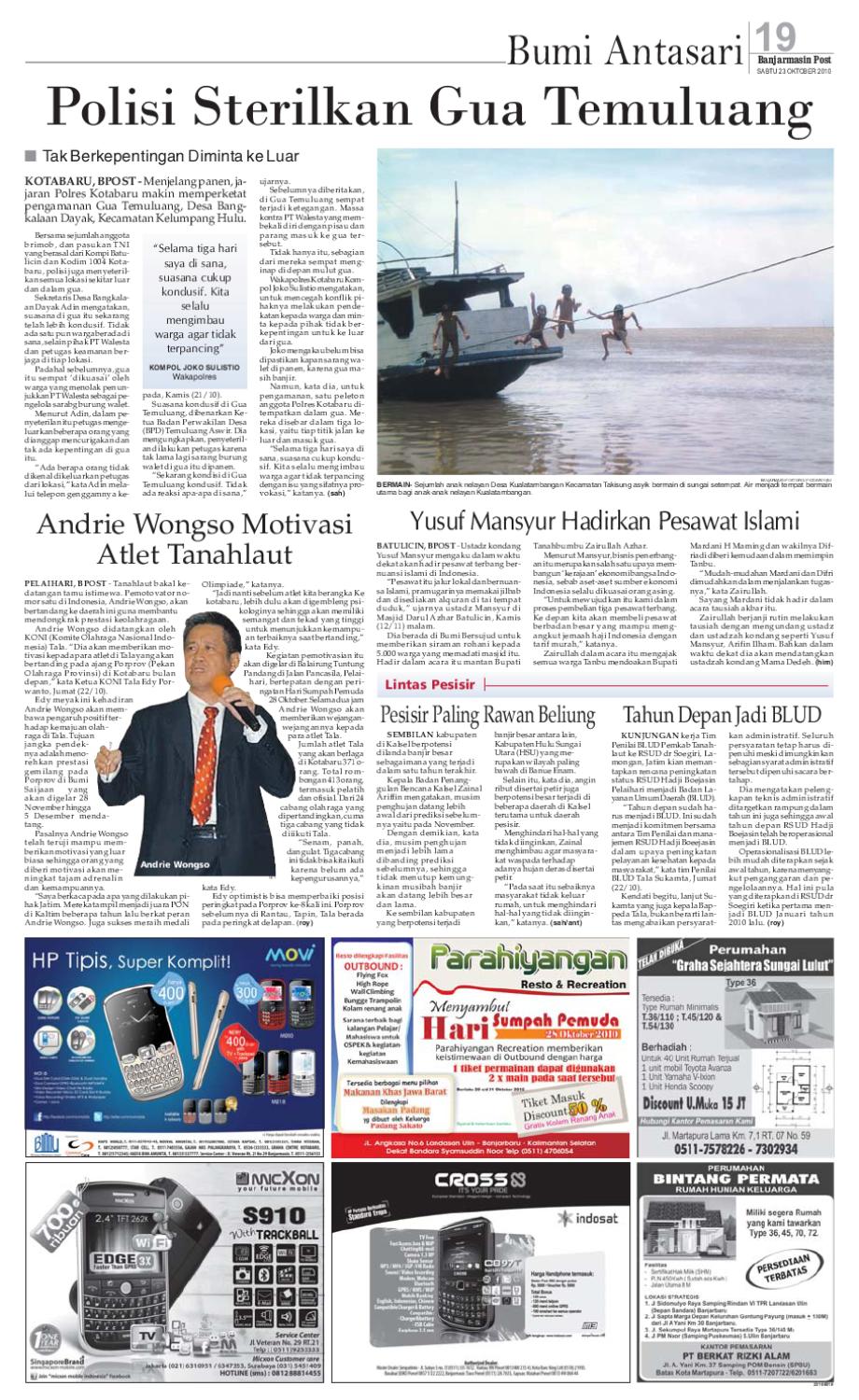 Banjarmasin Post Edisi Sabtu 23 Oktober 2010 By Banjarmasin Post Issuu