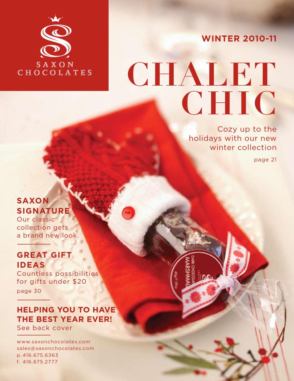 Saxon Chocolates 2009 Catalogue by Annex Business Media Issuu