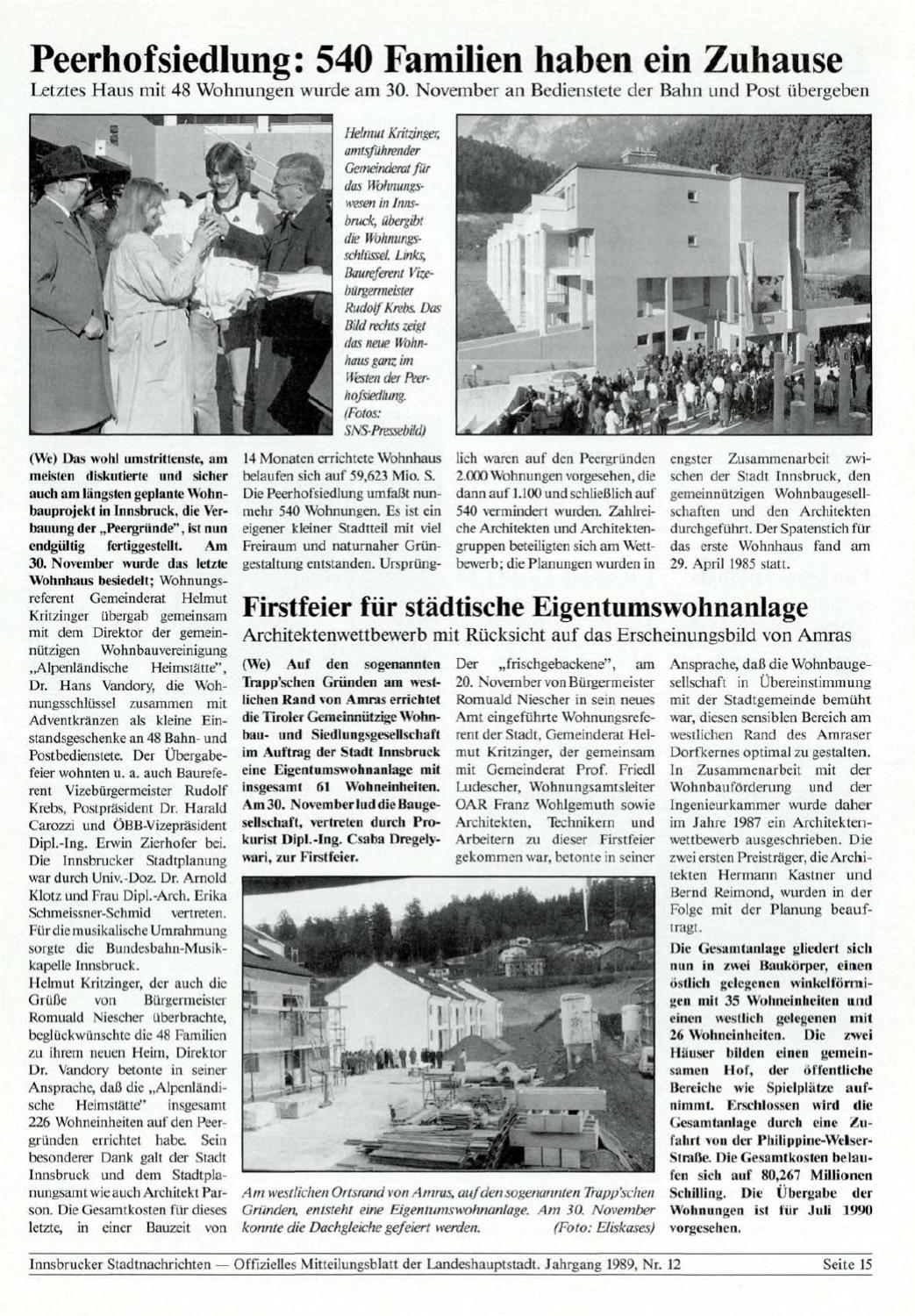 Innsbrucker Stadtnachrichten by Innsbruck informiert Issuu