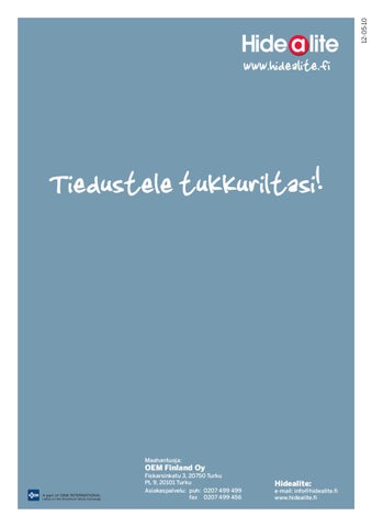 OEM International 灯饰目录 · http://www.hidealite.se/fi/images/stories/nyheter/kataloger/hidealite esite150510 第 20 页