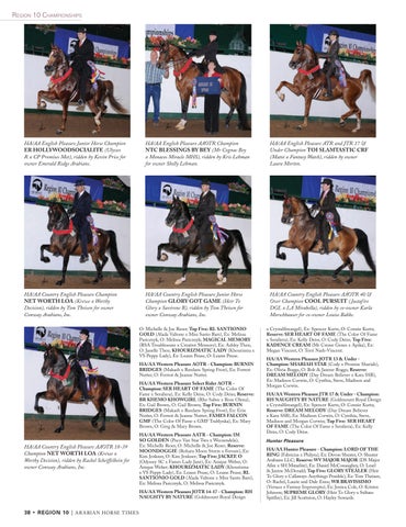 Arabian Horse Times October 2010 by Arabian Horse Times - Issuu