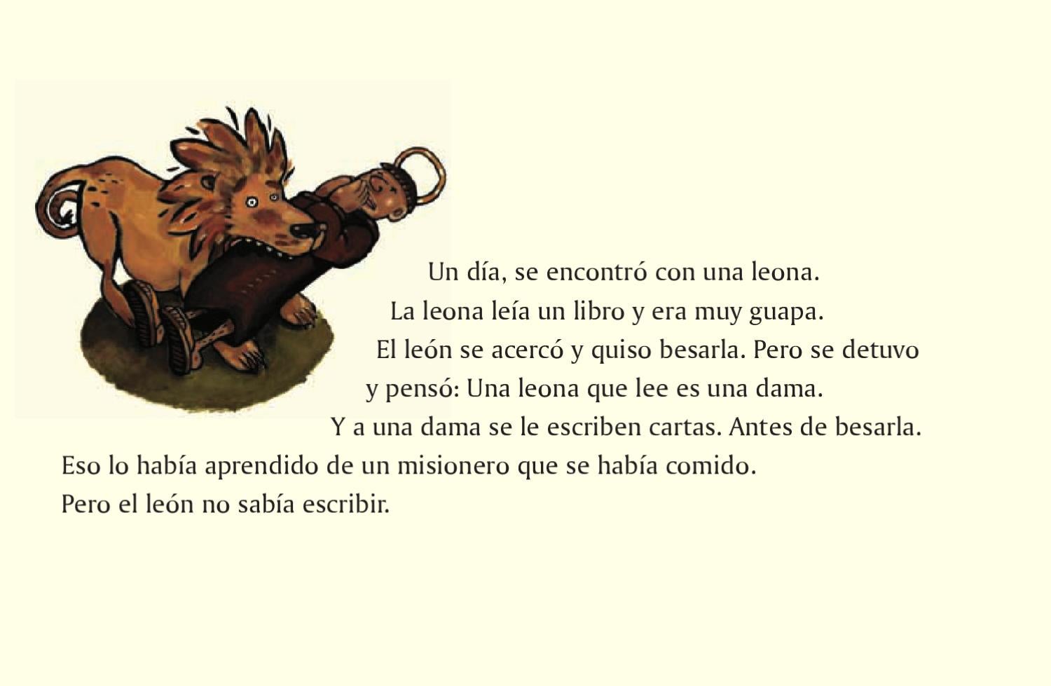 El León Que No Sabía Leer Cuento Completo Pdf issuu.com