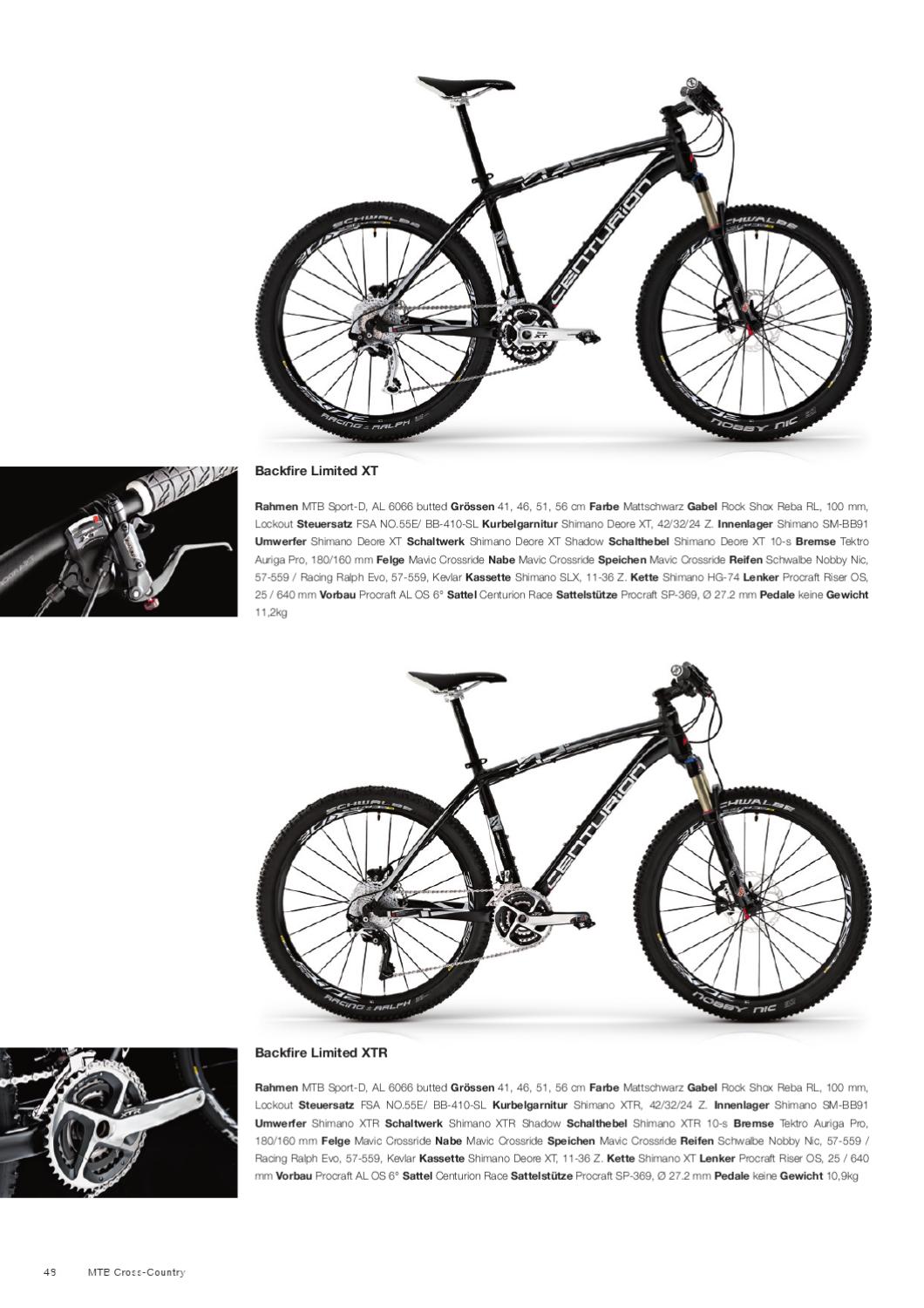 Centurion Bikes Katalog 2011 by MERIDA & CENTURION Germany GmbH Issuu
