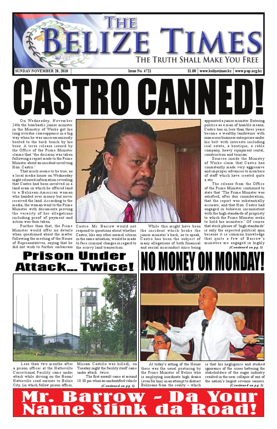 Belize Times 101128 by Belize Times Press Issuu