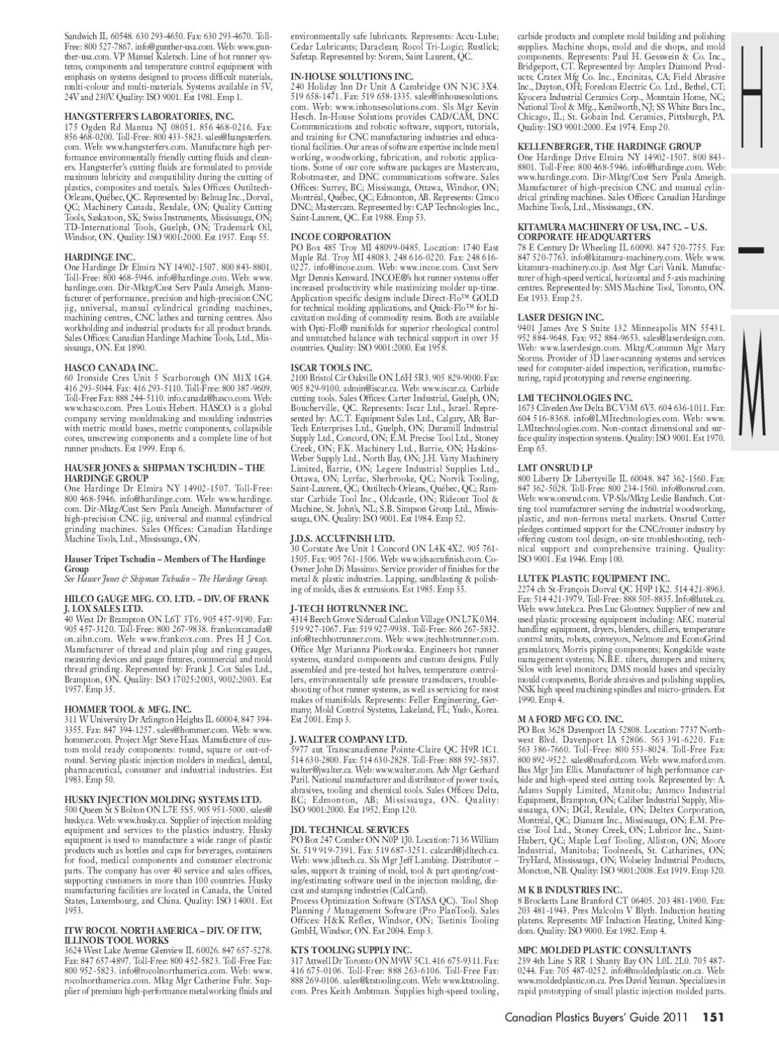 Canadian Plastics Buyersu0027 Guide 2011 by Annex Business Media - Issuu