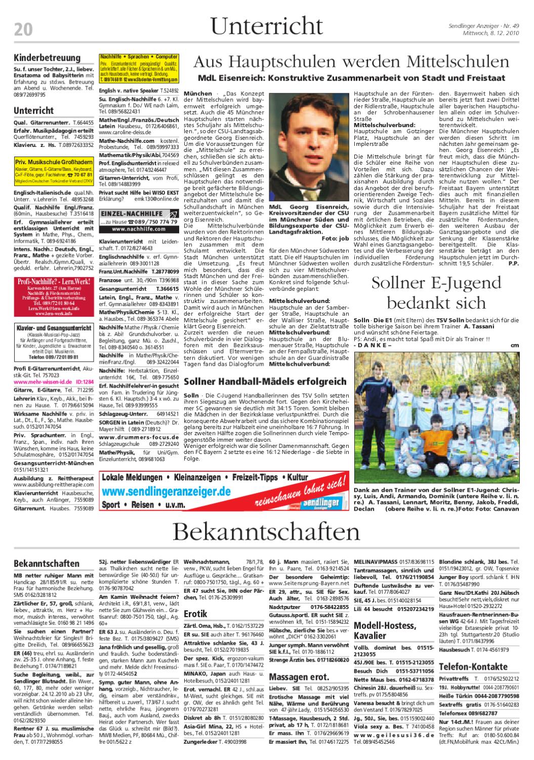 Allgemeiner anzeiger erfurt bekanntschaften