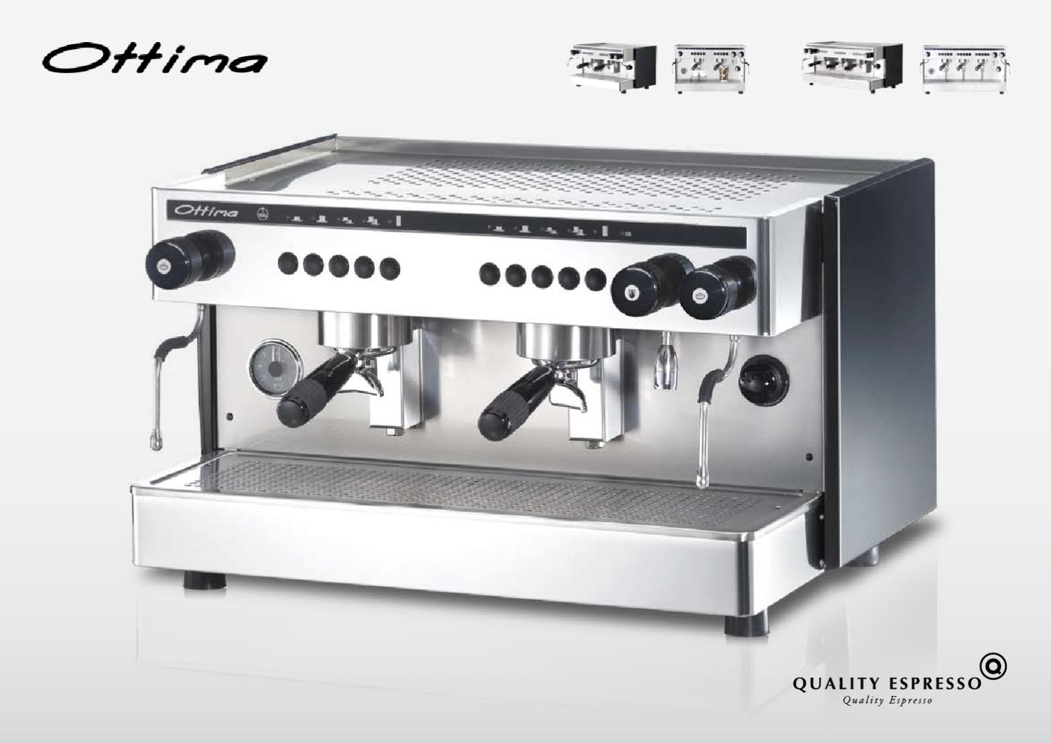 Catálogo Maquina espresso Ottima by Pallomaro, Valoramos la alimentación! -  Issuu