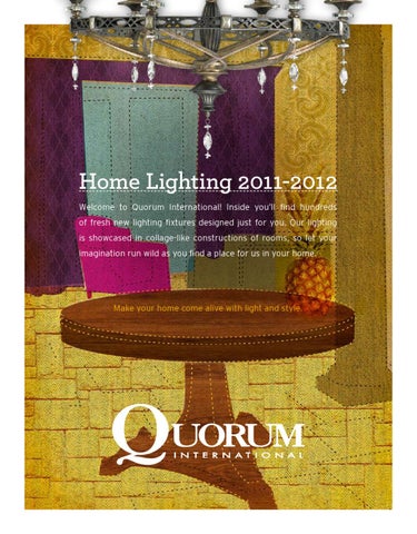 Pinhook Branding LLC 灯饰目录 · Quorum 灯饰 册 2011 Family Section 第 3 页