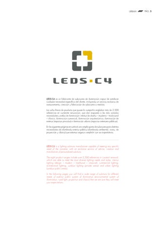 LedsC4 灯饰目录 · URBAN 第 5 页