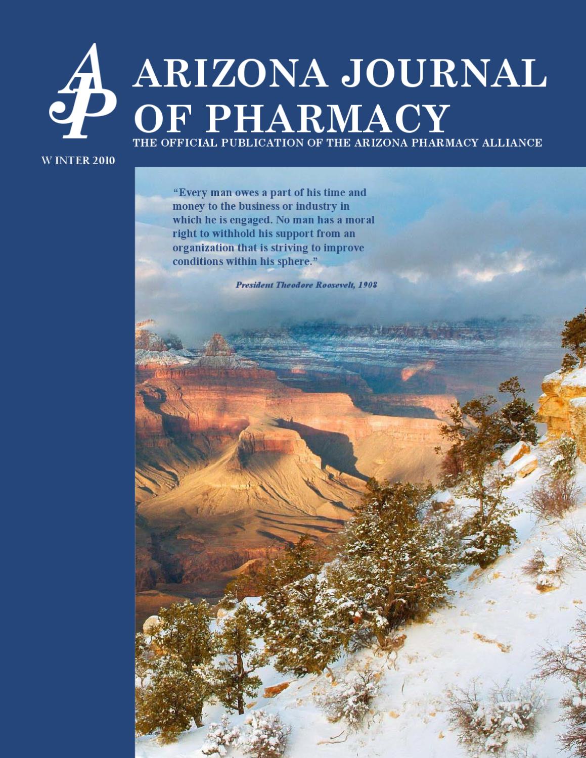 Ajp Winter 2010 By Arizona Pharmacy Association Issuu