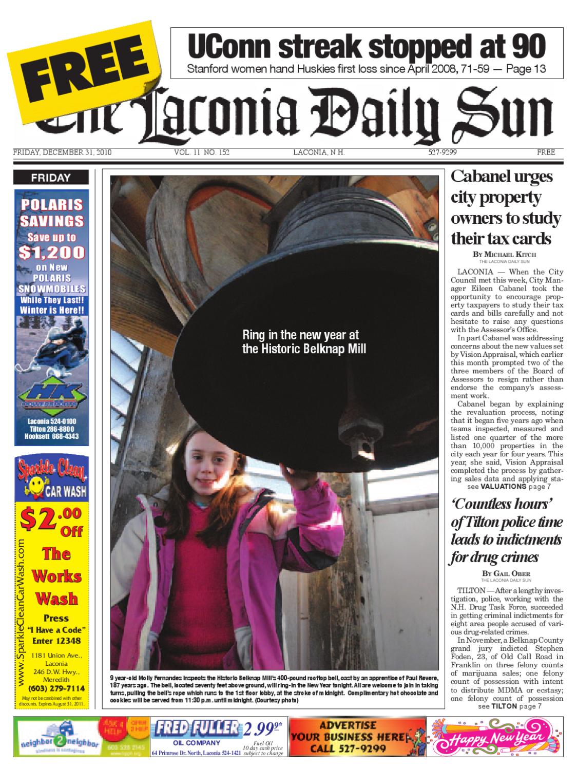 The Laconia Daily Sun, December 31, 2010 by Daily Sun Issuu