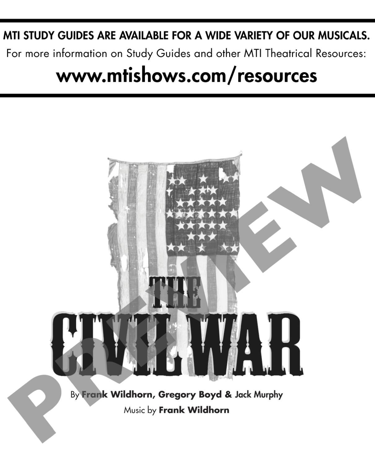 CIVIL WAR Study Guide Preview By Music Theatre International Issuu civil-war-study-guide-preview-by-music-theatre-international-issuu