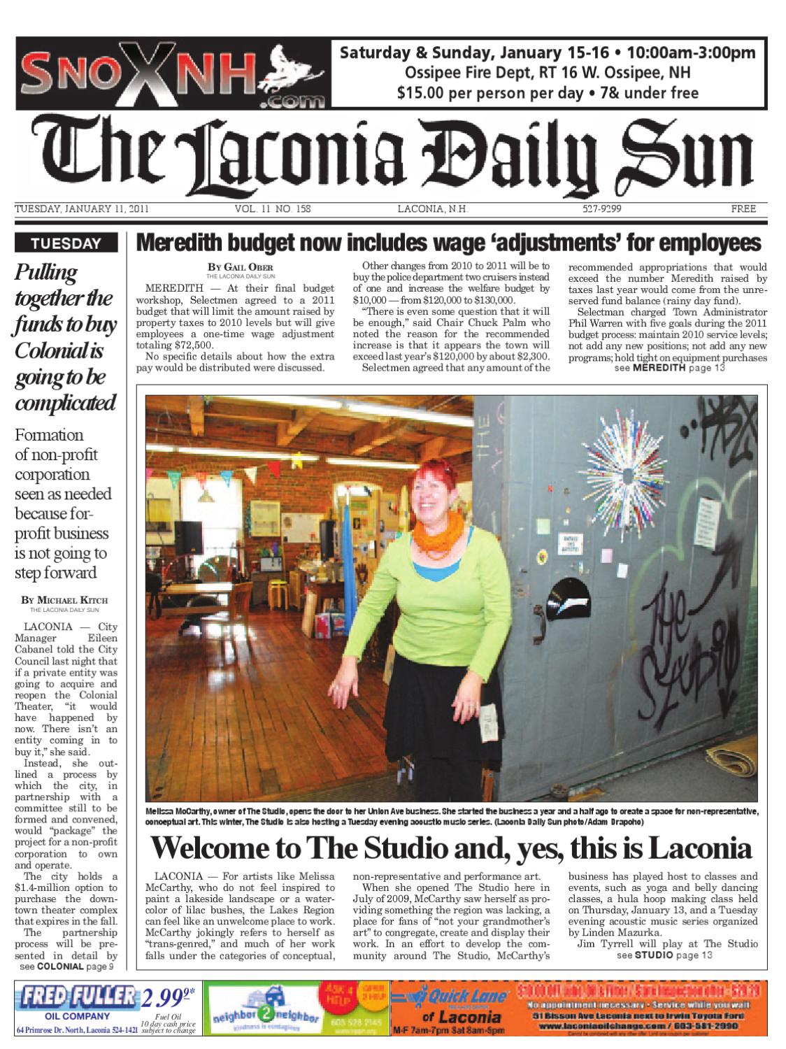 The Laconia Daily Sun January 11 2017 By Issuu