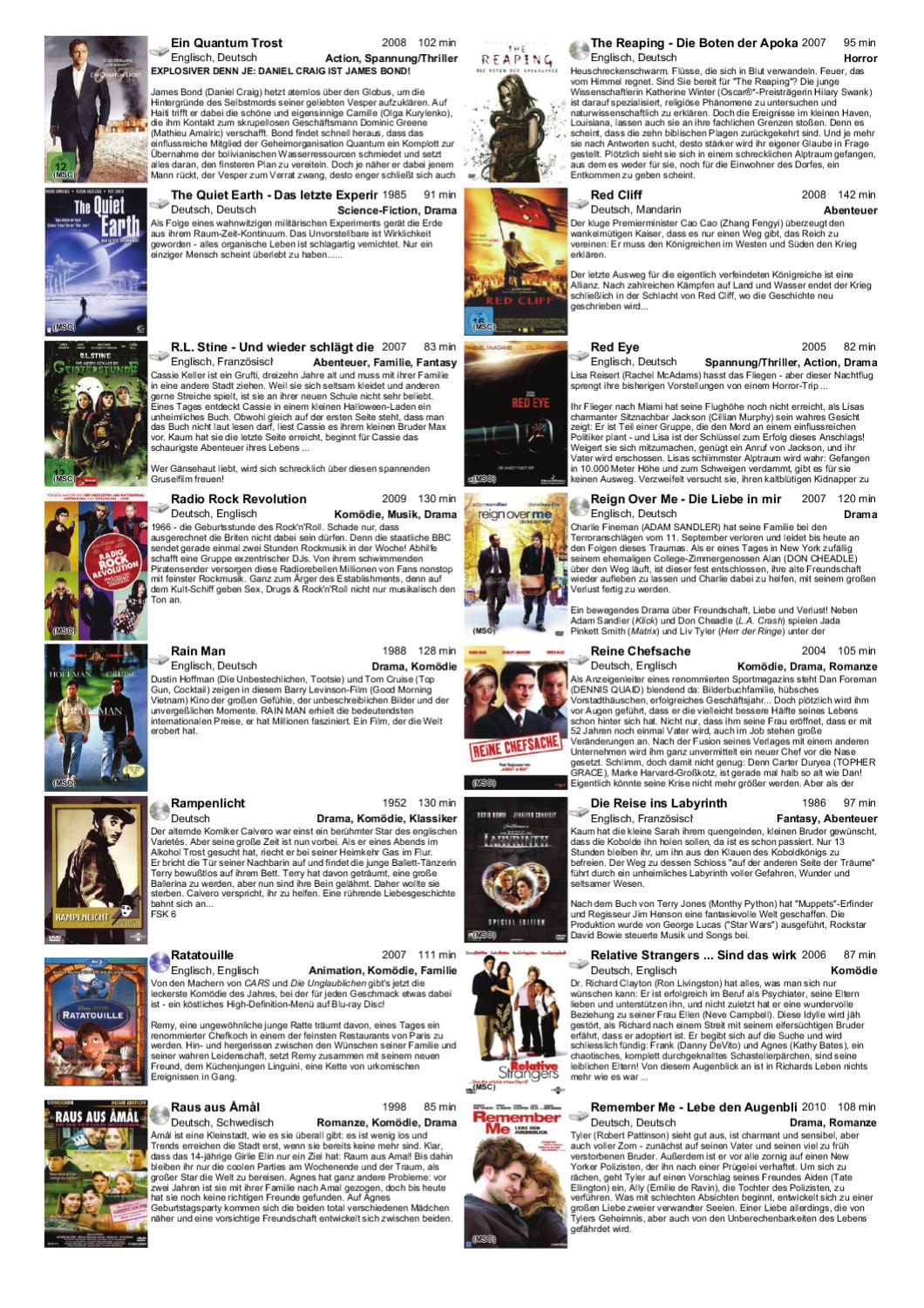 Michi S Dvd Liste Sortiert Nach Filmname By Michael Scheike Issuu