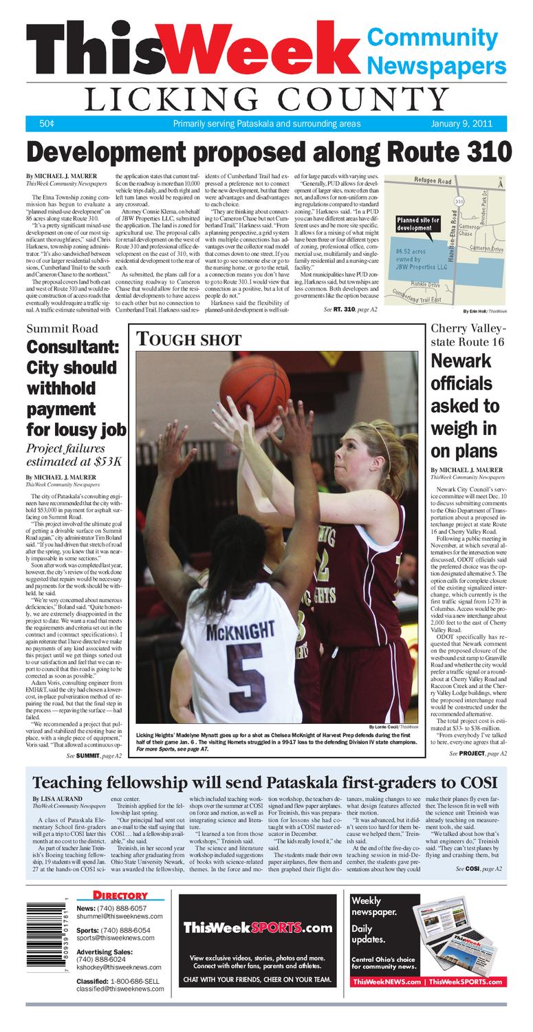 1/9/2011 edition of ThisWeek Licking County. by The Columbus Dispatch