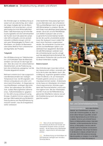 licht.wissen 06 „Shopbeleuchtung, attraktiv und effizient" 第 20 页