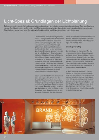 licht.wissen 06 „Shopbeleuchtung, attraktiv und effizient" 第 24 页