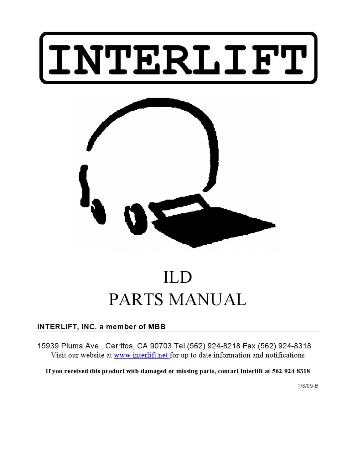 Interlift ILD Series Liftgate by THE Liftgate Parts Co. - issuu Interlift ILD Series Liftgate by THE Liftgate Parts Co. - issuu