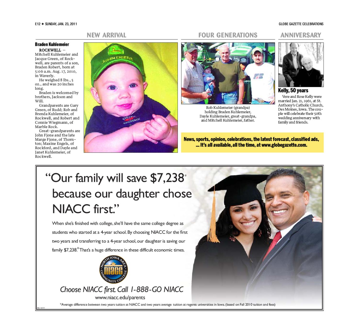 Celebrations 012311 by Globe Gazette Issuu