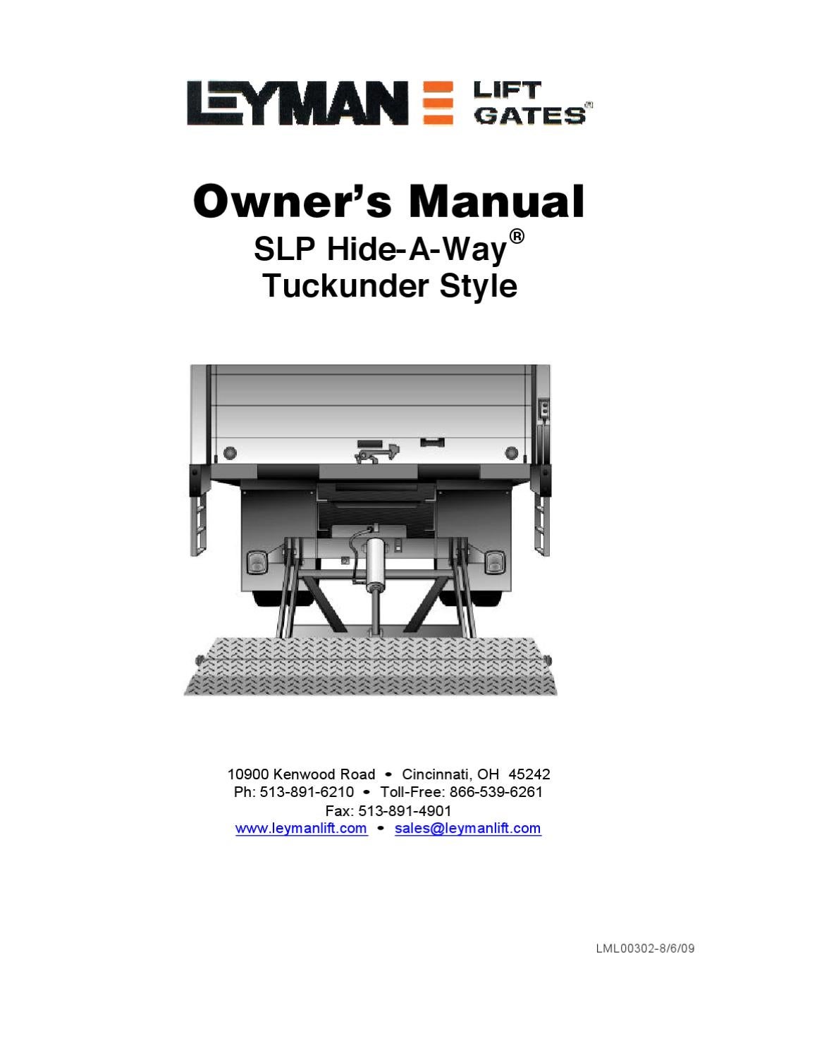 Leyman SLP Series Liftgate by THE Liftgate Parts Co. Issuu