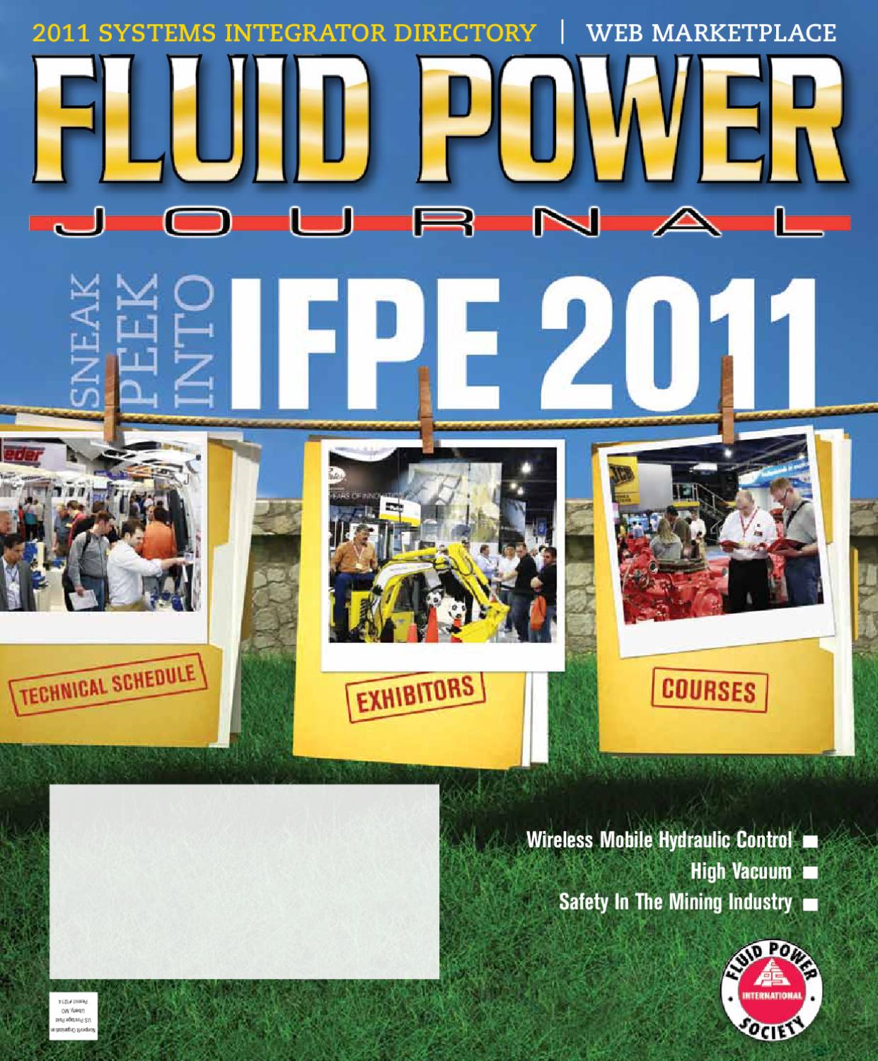 Fluid Power Journal Systems Integrator Directory 2011 by Innovative