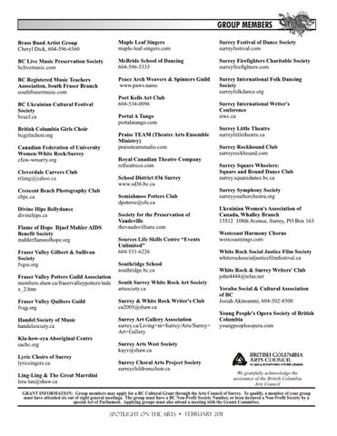 Arts Council of Surrey 灯饰目录 · 射灯 February 2011 第 20 页
