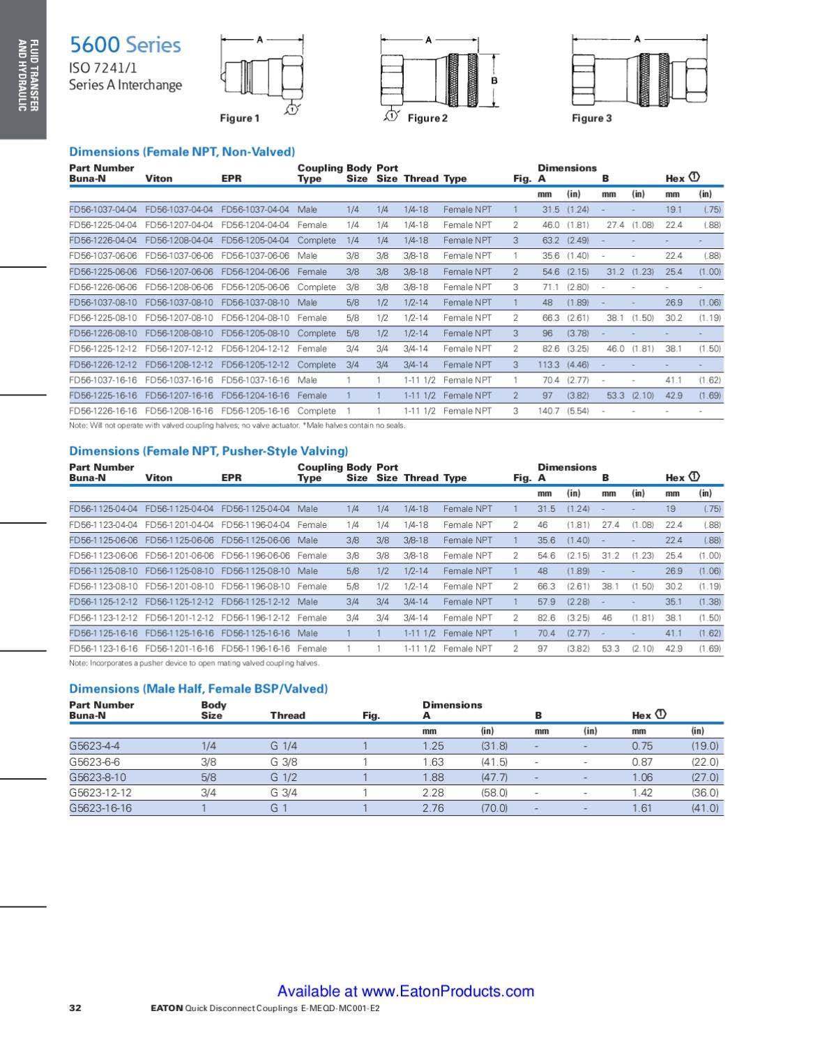 Eaton Aeroquip Quick Connect Disconnect Couple Coupler Catalog by