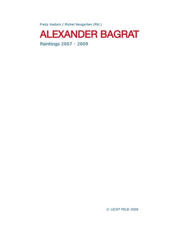 LICHT FELD Alex Bagrat 第 3 页