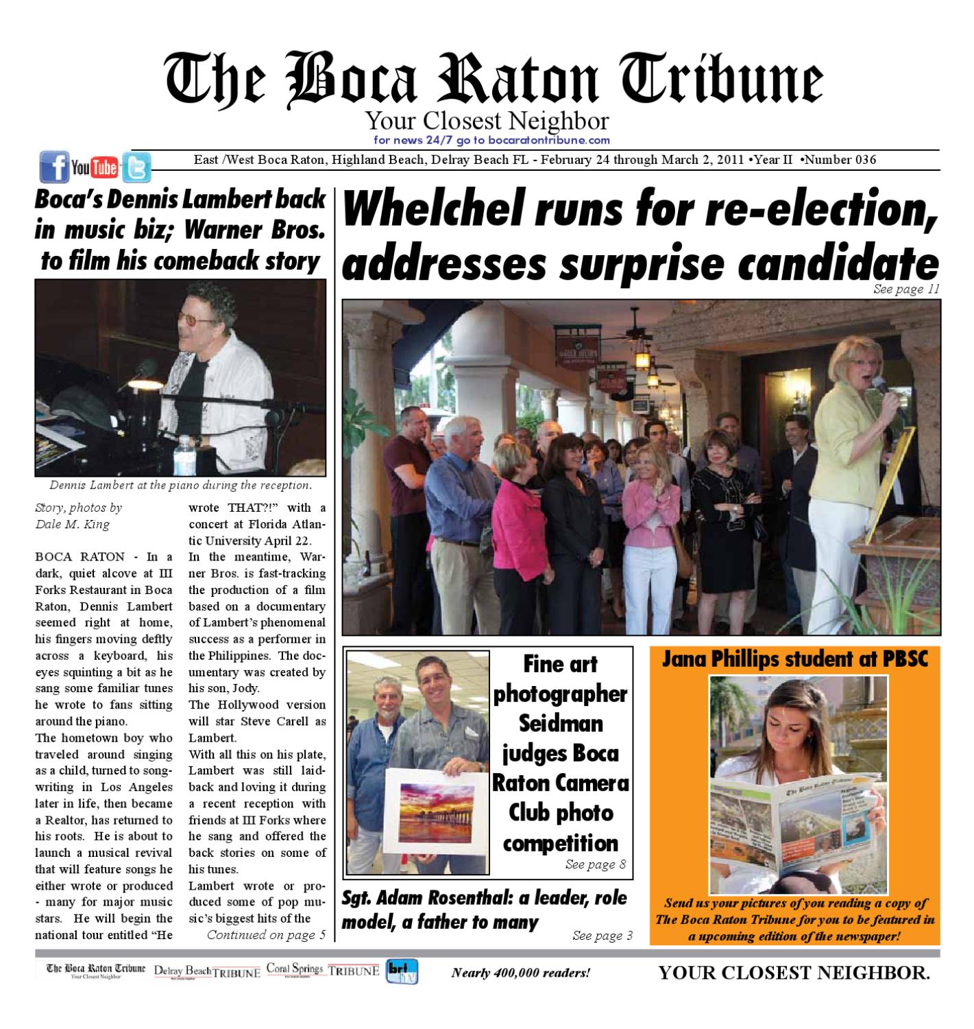 The Boca Raton Tribune ED 36 by The Boca Raton Tribune - Issuu