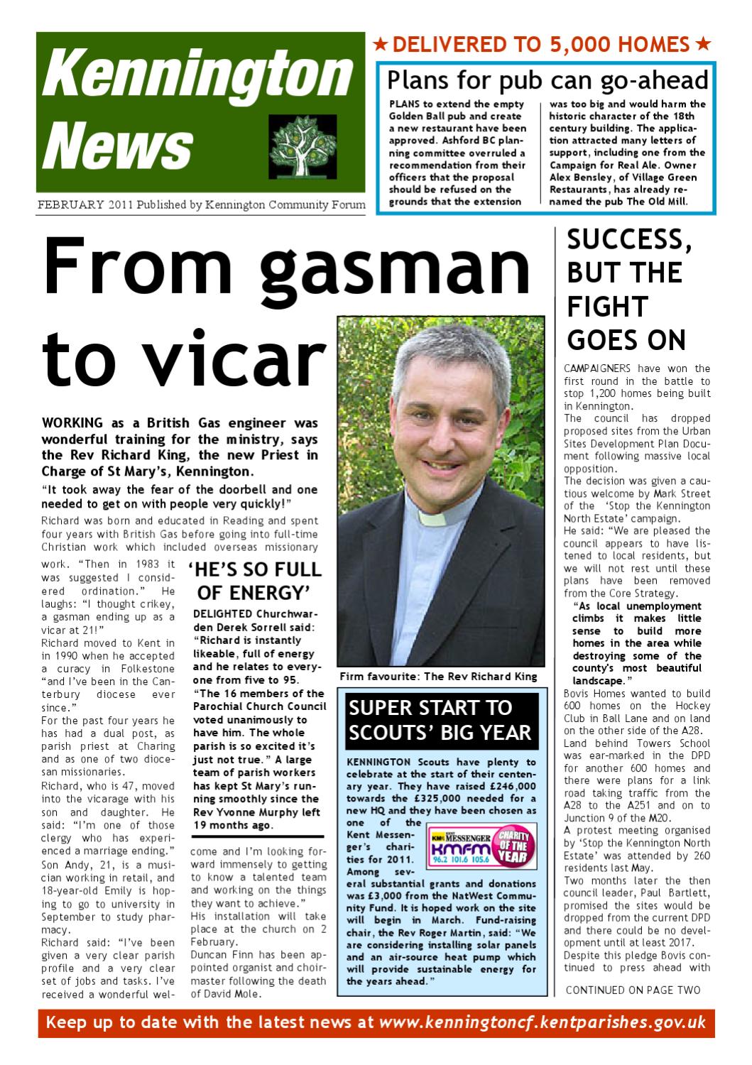 Kennington News February 2011 By Kennington Community Forum Issuu