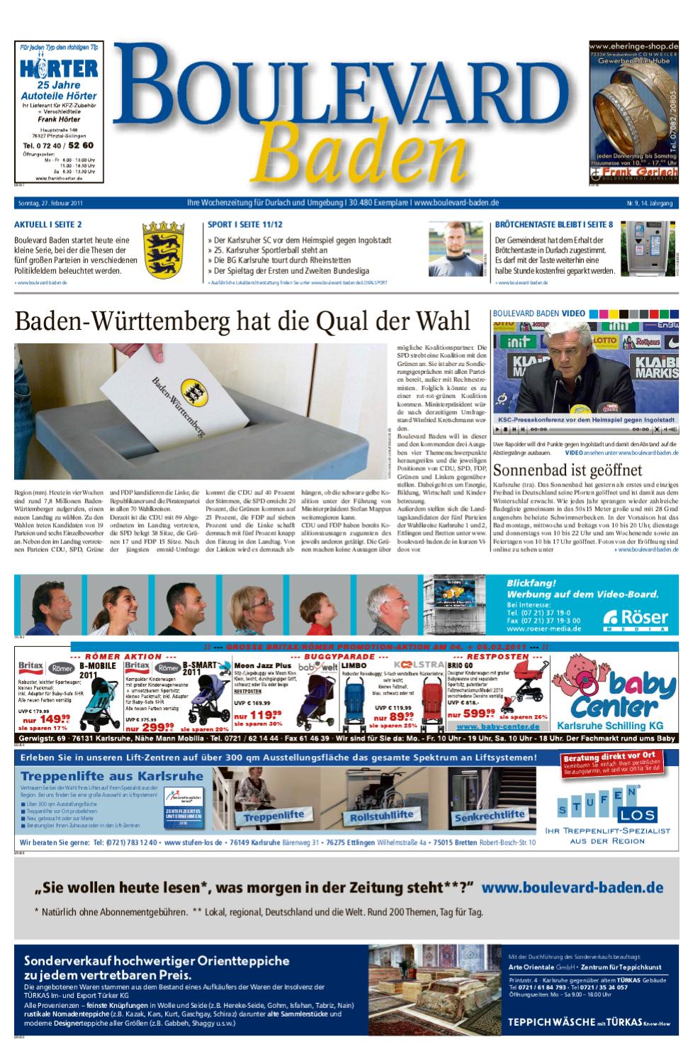 Boulevard Baden, Ausgabe Durlach, 27.02.2011 by Röser Media Issuu