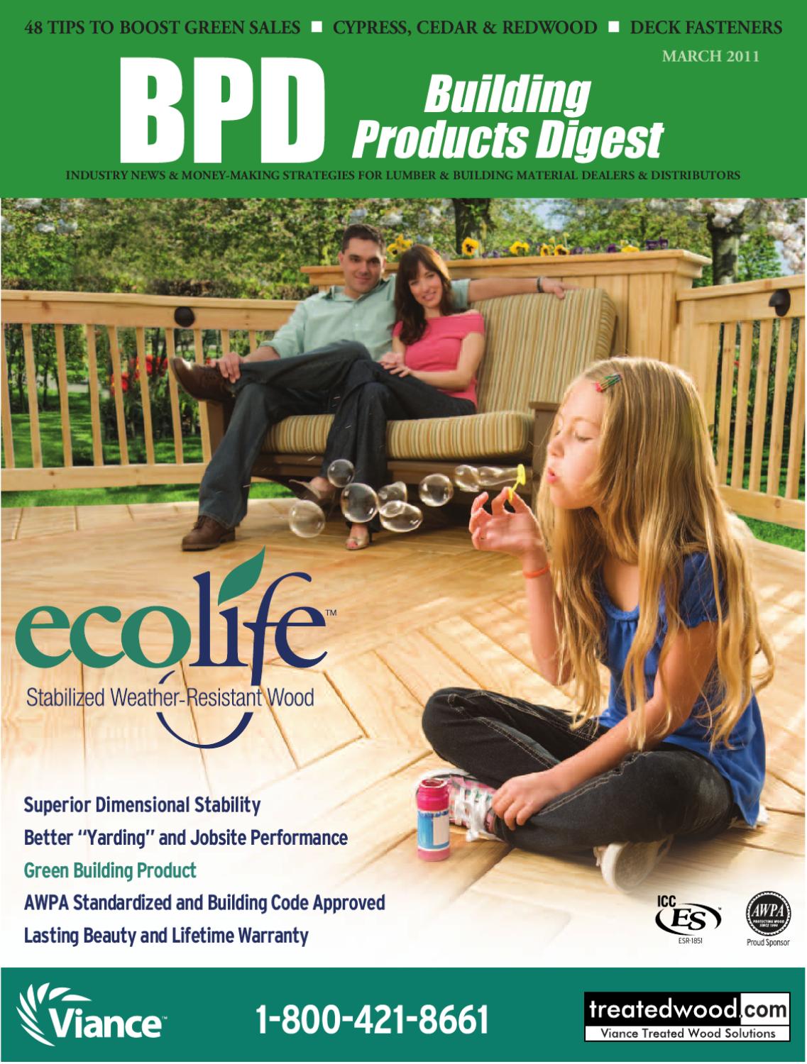 Building Products Digest March 2011 by 526 Media Group Issuu